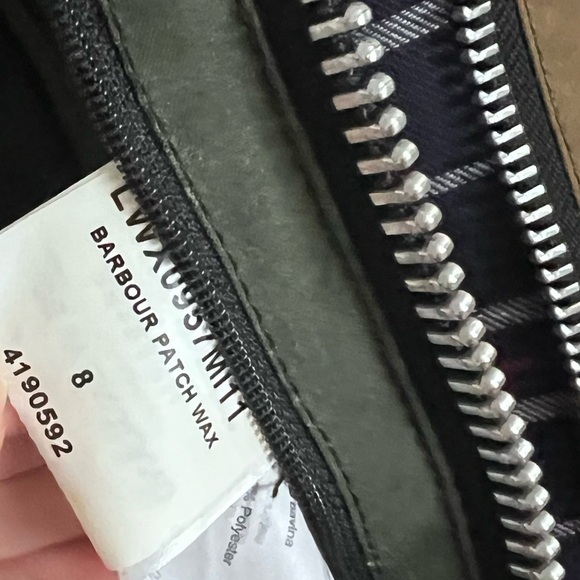 Barbour by Alexa Chung Colorblock Patch Waxed Jacket US 4 - Picture 12 of 16